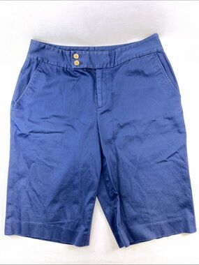 Lauren Ralph Lauren Women's Navy Blue Bermuda Shorts
